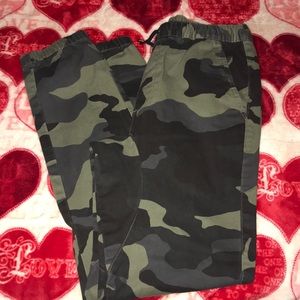 Boys Camo Pants YL